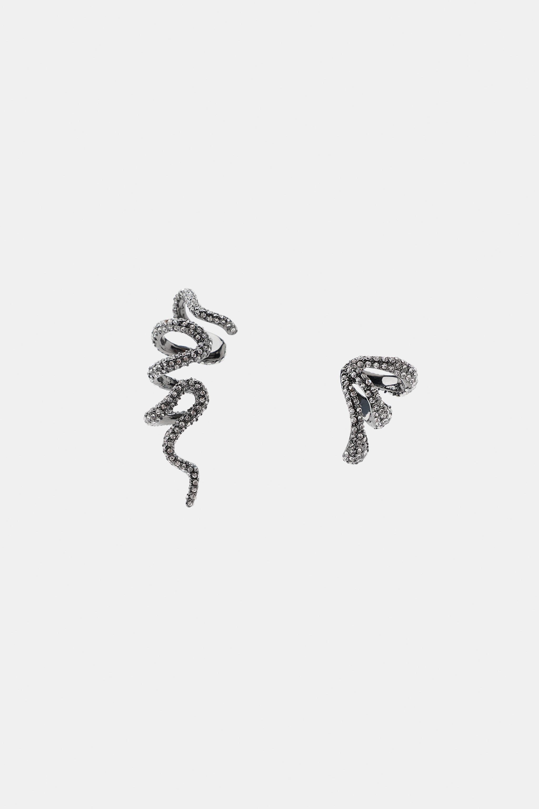 PACK OF 2 SPARKLY EAR CUFF EARRINGS